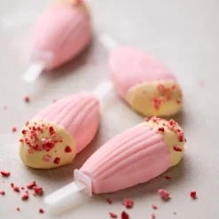 Ispinneform 4 stk madeleine latte silikon