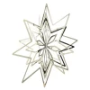 Istind dekorasjonsstjerne 23 cm gull