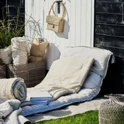 Ivenne sittepute/madrass 180x70 cm oker