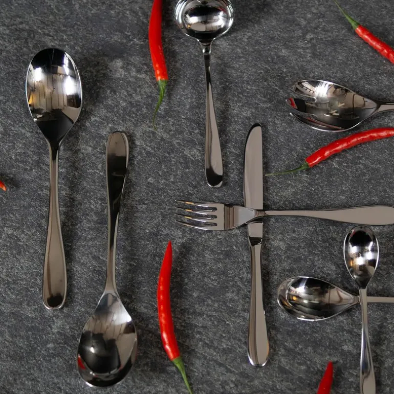 Ivo salatbestikk 2 deler blank