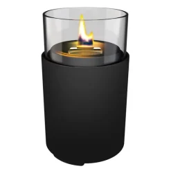 Ivy bordlykt 22 cm svart