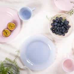 Jade asjett 21 cm lys rosa