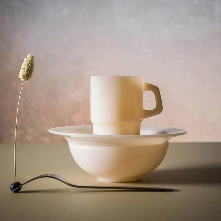 Jade skål 40 cl beige