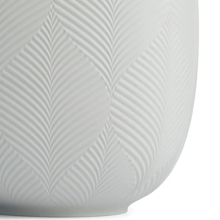 Jasper Folia rund vase 22,5 cm duegrå