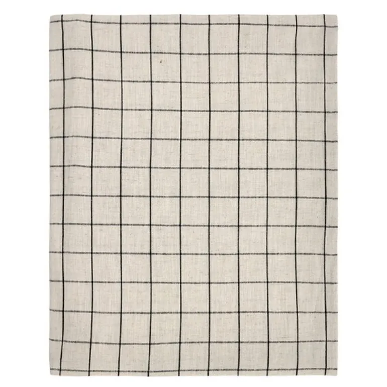 Join duk 260x150 cm svart/off-white