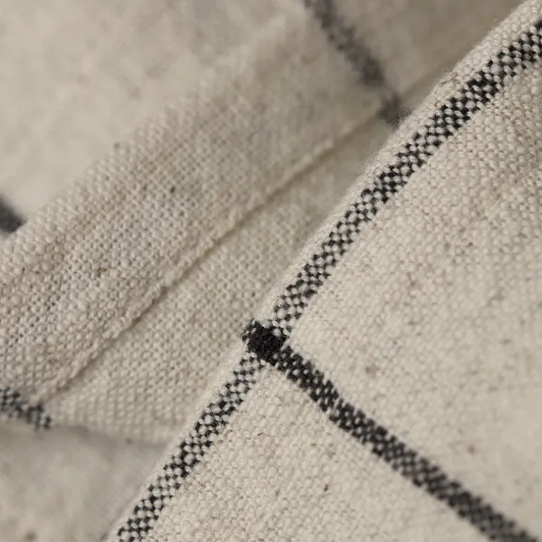 Join duk 260x150 cm svart/off-white