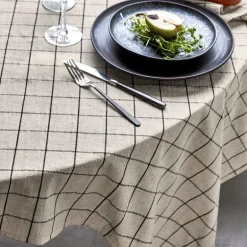 Join duk 150x150 cm svart/off-white