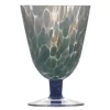 Jubalong vinglass 26 cl turkis/blå