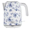 Jug elektrisk vannkoker 1,7L China Rose blå/hvit