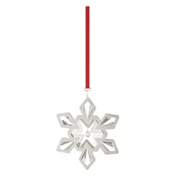 Jul 2024 ornament snøfnugg sølv
