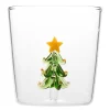 Jul vannglass med figur 35 cl juletre