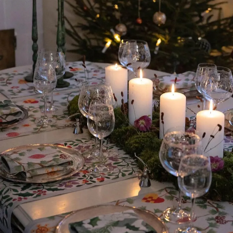 Juleglede bordløper 35x120 cm