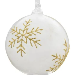 Julekule med store stjerner gull