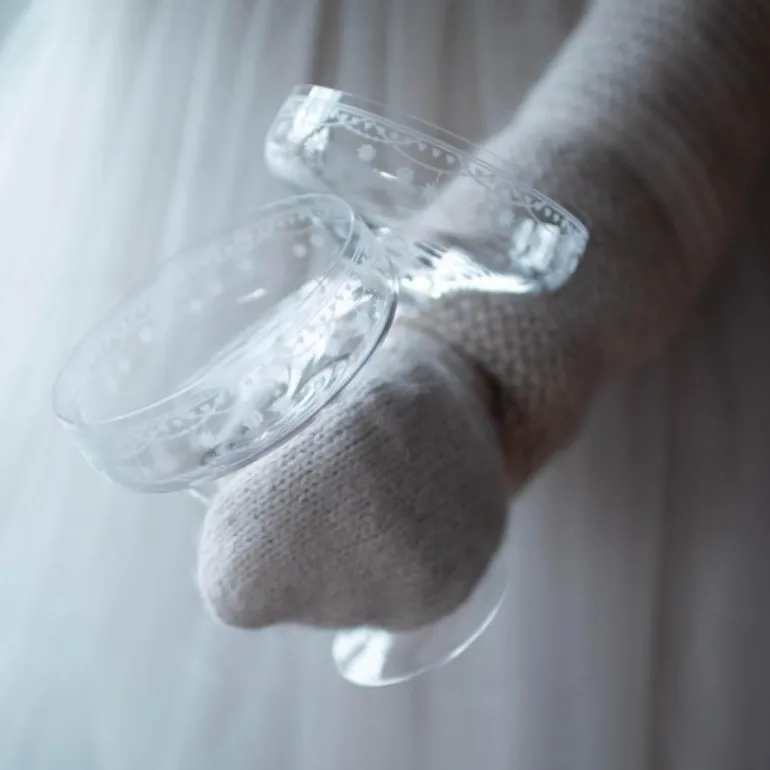 Julemorgen champagne skål 20 cl