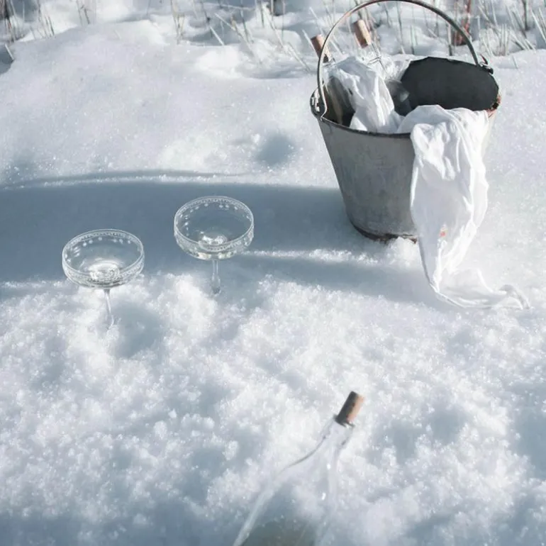 Julemorgen champagne skål 20 cl