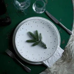 Julemorgen Girlander gourmettallerken 31 cm