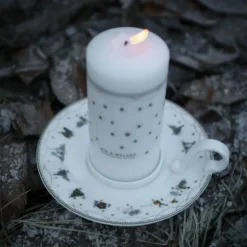 Julemorgen lys 7x14 cm