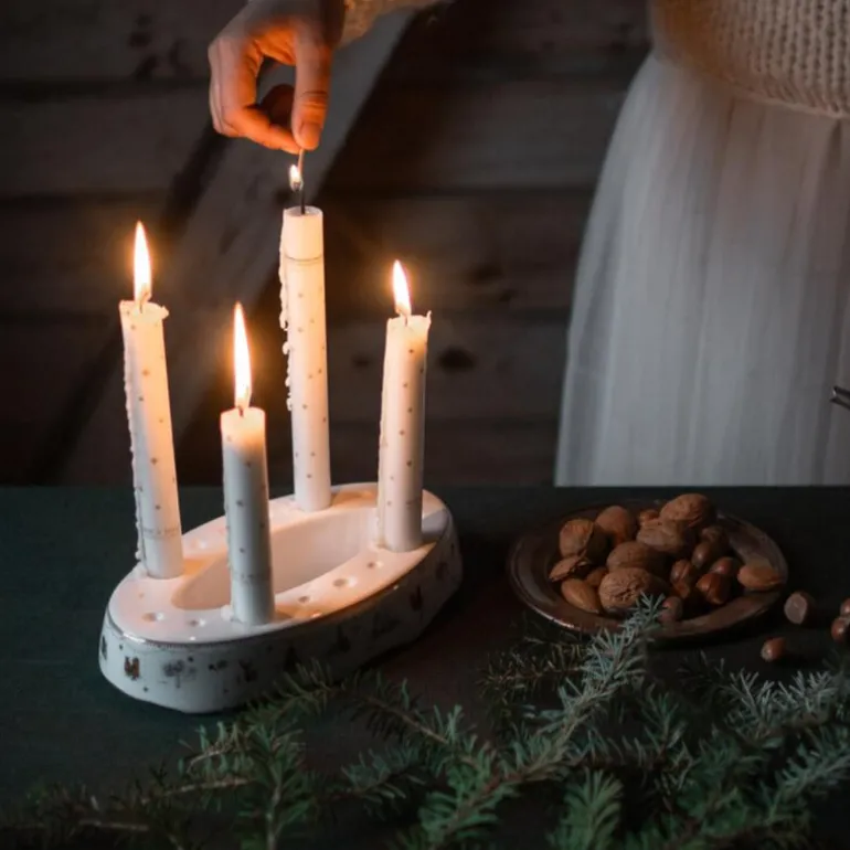 Julemorgen Story adventsstake 25x14 cm