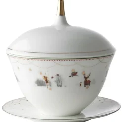 Julemorgen Story sauseterrin m/skål 14 cm