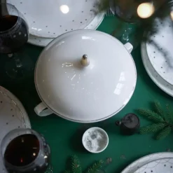 Julemorgen Story serveringsterrin m/lokk