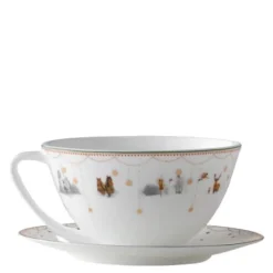 Julemorgen Story tekopp med skål 40 cl