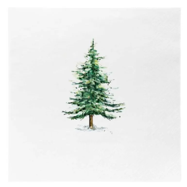 Juleserviett juletre 33x33 cm