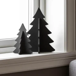 Juletre large 30 cm grå