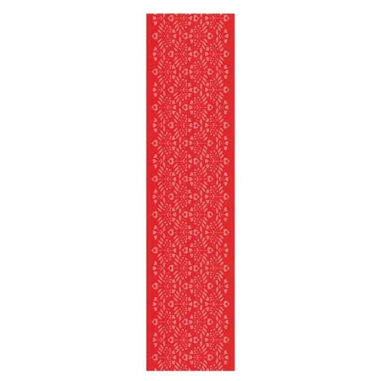 Julhjärtan løper 35x140 cm