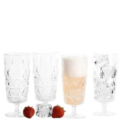 Juni piknik glass høy 20 cl 4 stk