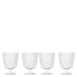 Juni piknik glass på stett 30 cl 4 stk