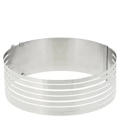 Justerbar kakedeler 24-30x8 cm stål