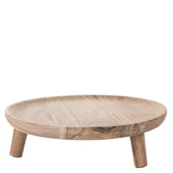 Kakefat på 3 ben 35 cm akasie