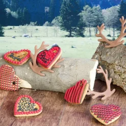 Kakeform hjerte 4 cm