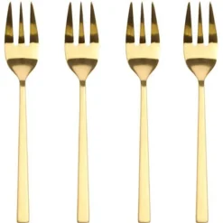 Kakegaffel 14,4 cm 4 stk messing