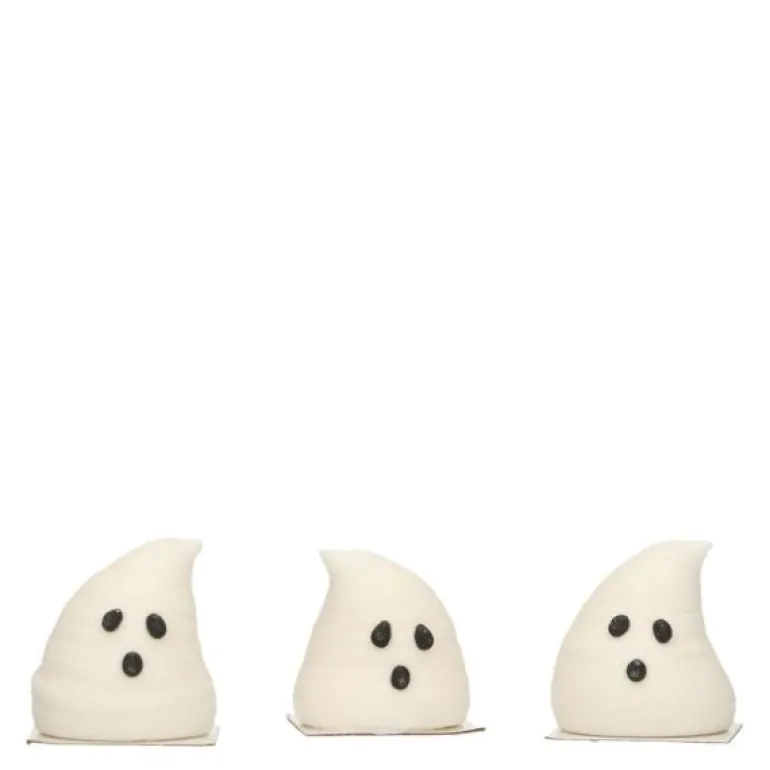 Kakepynt spiselig spøkelse 3 stk