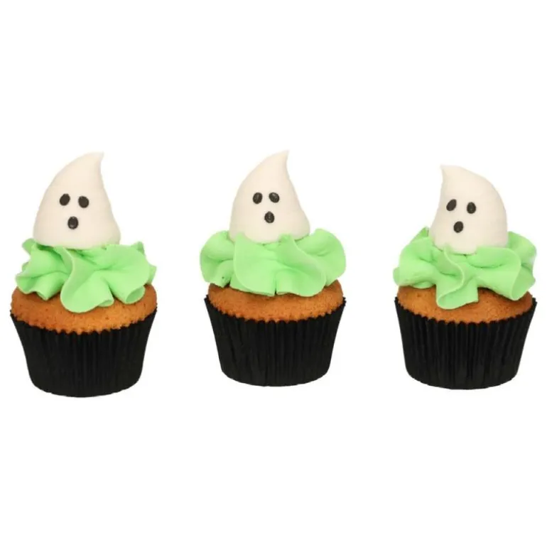 Kakepynt spiselig spøkelse 3 stk