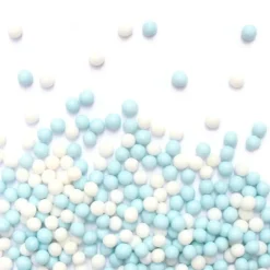 Kakestrø 55 g blå/hvit