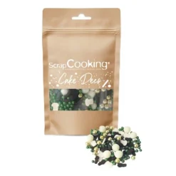 Kakestrø fotball 50 g grønn/multi