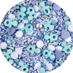 Kakestrøssel baby blå babylykke 85g