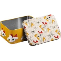 Kanin matboks 6x10x14 cm gul