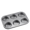 Karabo muffinsform 6 stk grå
