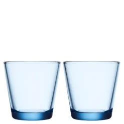 Kartio glass 21 cl 2 stk aqua
