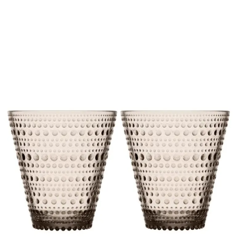 Kastehelmi glass 30 cl 2 stk lin