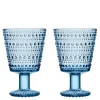 Kastehelmi glass 26 cl 2 stk aqua