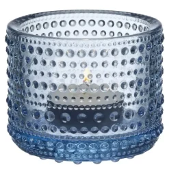 Kastehelmi lyslykt 6,4 cm aqua