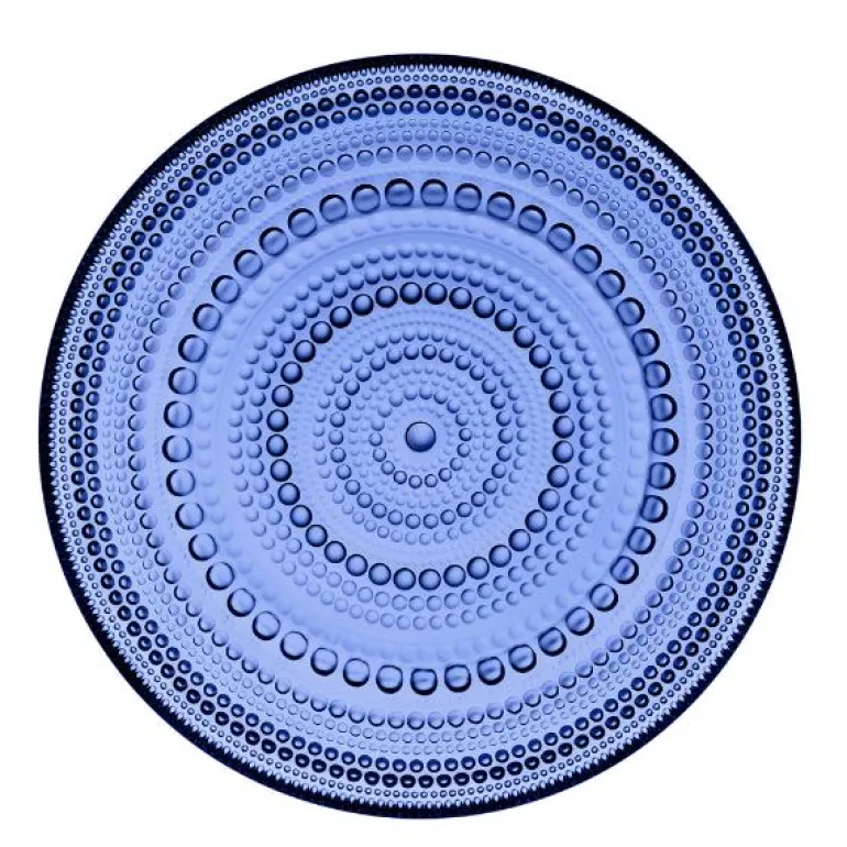 Kastehelmi tallerken 17 cm ultramarinblå