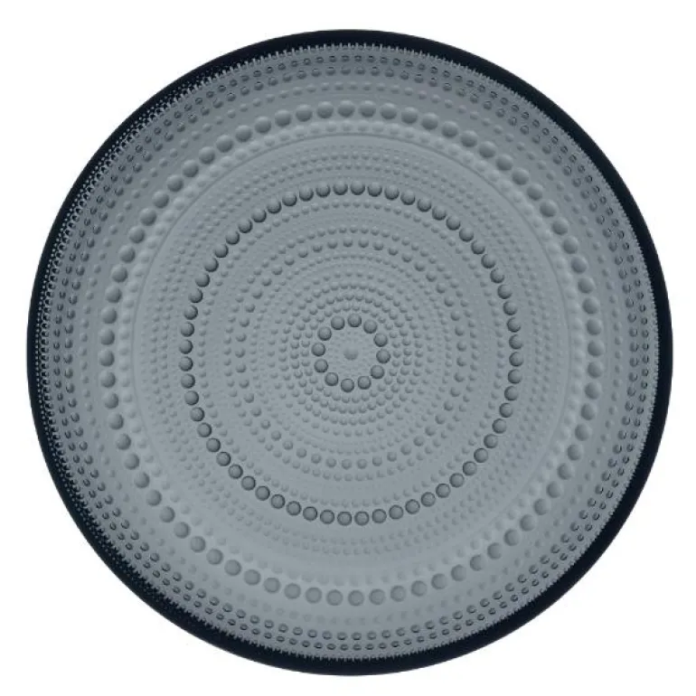 Kastehelmi tallerken 24,8 cm mørk grå