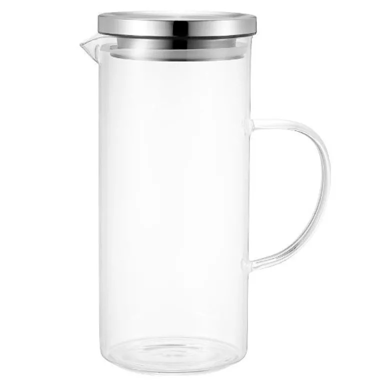 Kay glassmugge med stållokk 1,3L