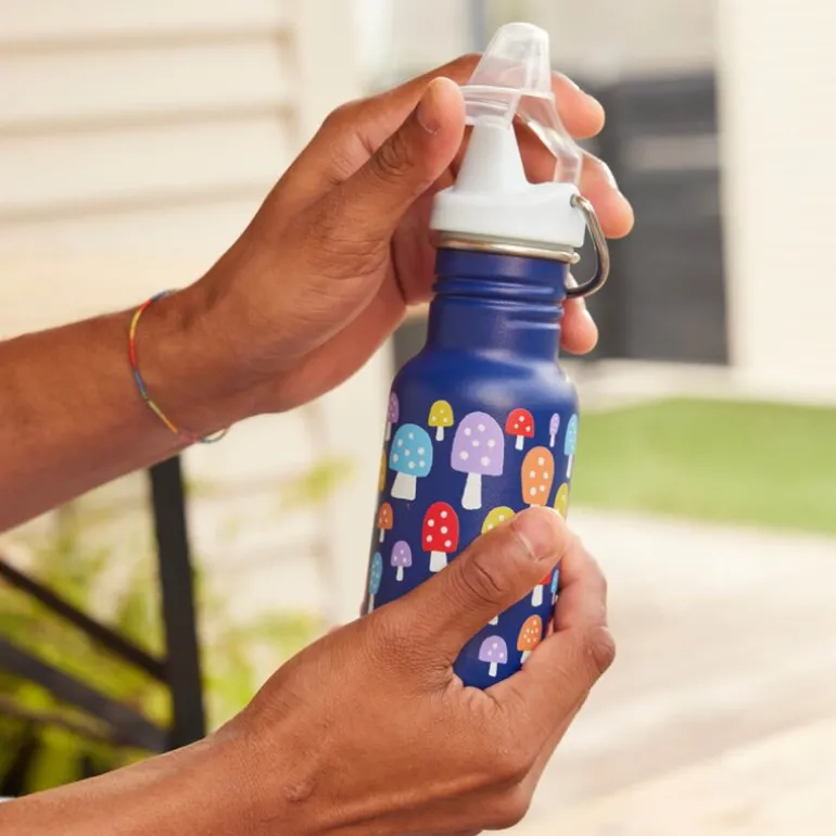 Kid Classic Narrow flaske 0,35L med tutelokk Mushrooms