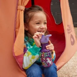 Kid Classic Narrow flaske 0,35L med sportslokk Leaping Unicorns